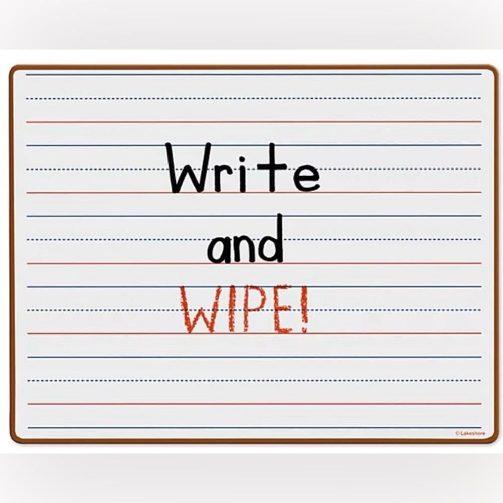 Lakeshore Write & Wipe Alphabet Cards, Dry Erase Markers, Wipe Board & Crayola - Picture 7 of 12